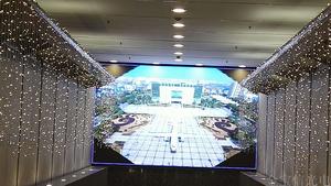 广州国际银行室内P6全彩显示屏26平米